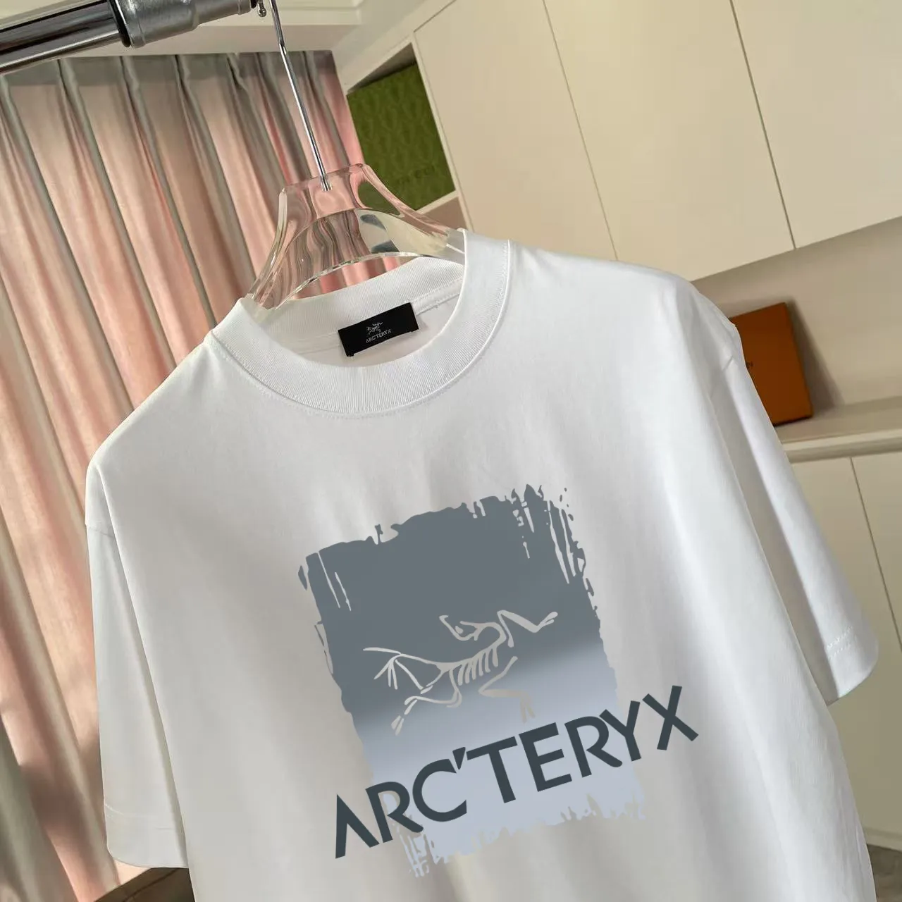 ARC'TERYX* 2025 New Arrival logo t g Same Style Size：S M L XL XXL ：Black White Pink Gray Red
